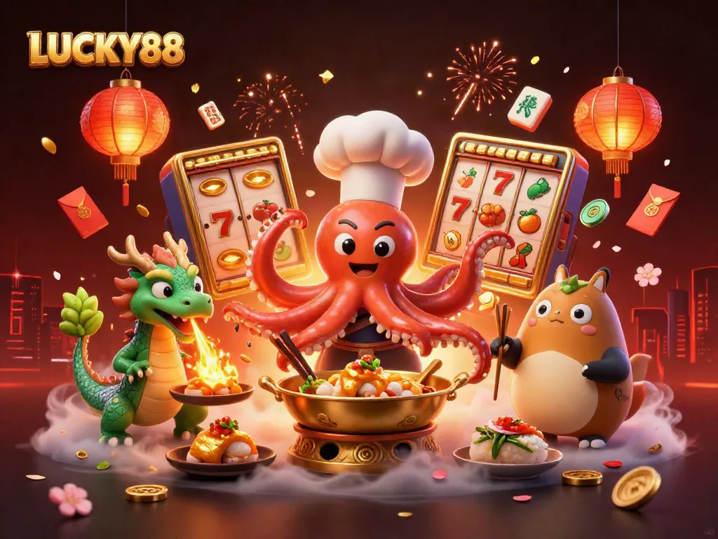 LUCKY88 captures thrilling casino excitement with unique characters and rich gaming visuals