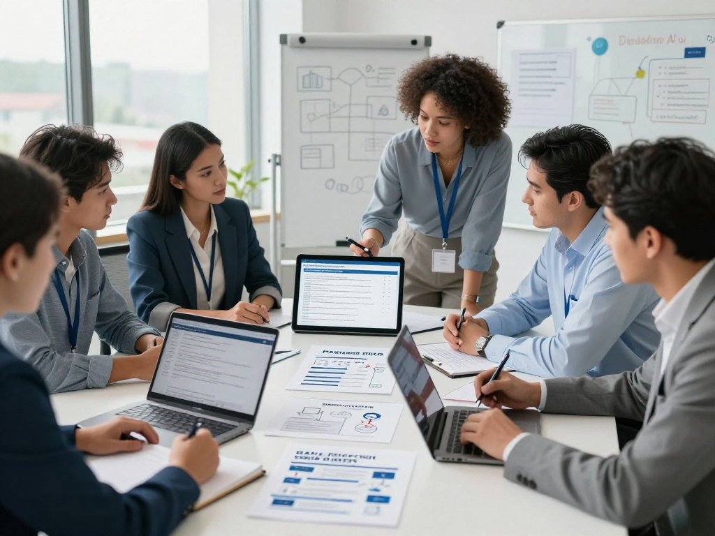 Startseite von MUNAS Consulting zeigt Experten für Datenschutzmanagement in einer dynamischen Büroumgebung.