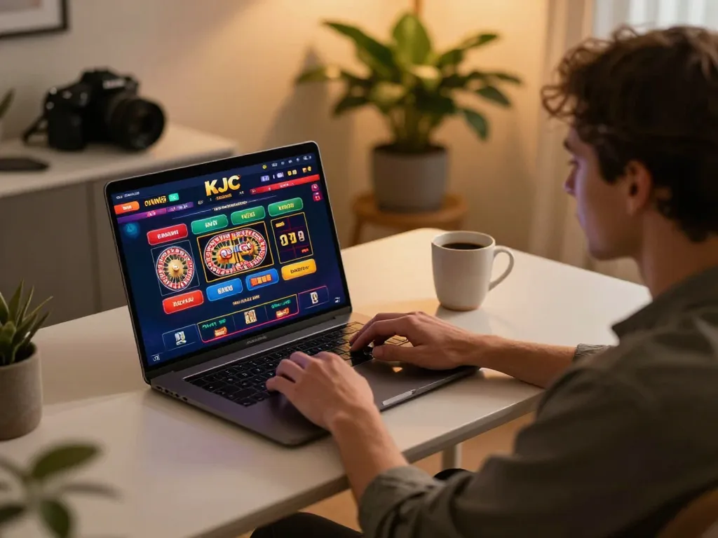 Experience strategic online gaming at KJC casino from the comfort of your home.