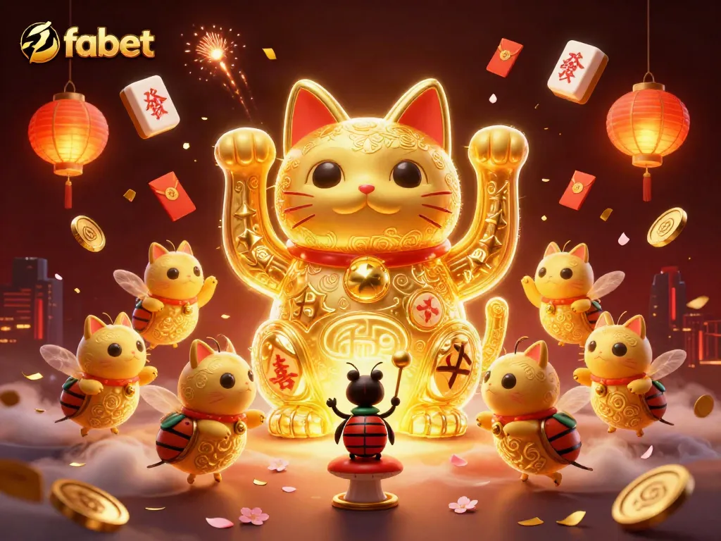 Play and win at fabet with vibrant symbols and entertaining casino elements showcased.