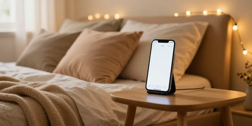 Cozy bedroom with inviting decor perfect for spicy AI chat experiences.