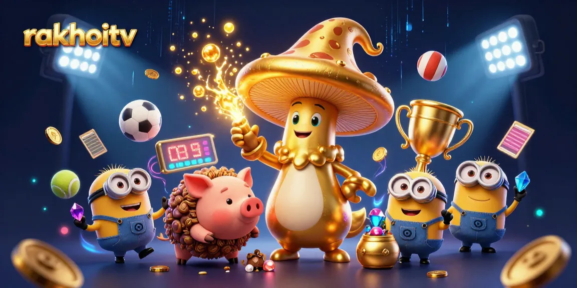 Experience rakhoitv's sports betting excitement with golden wizard and dynamic gaming elements.