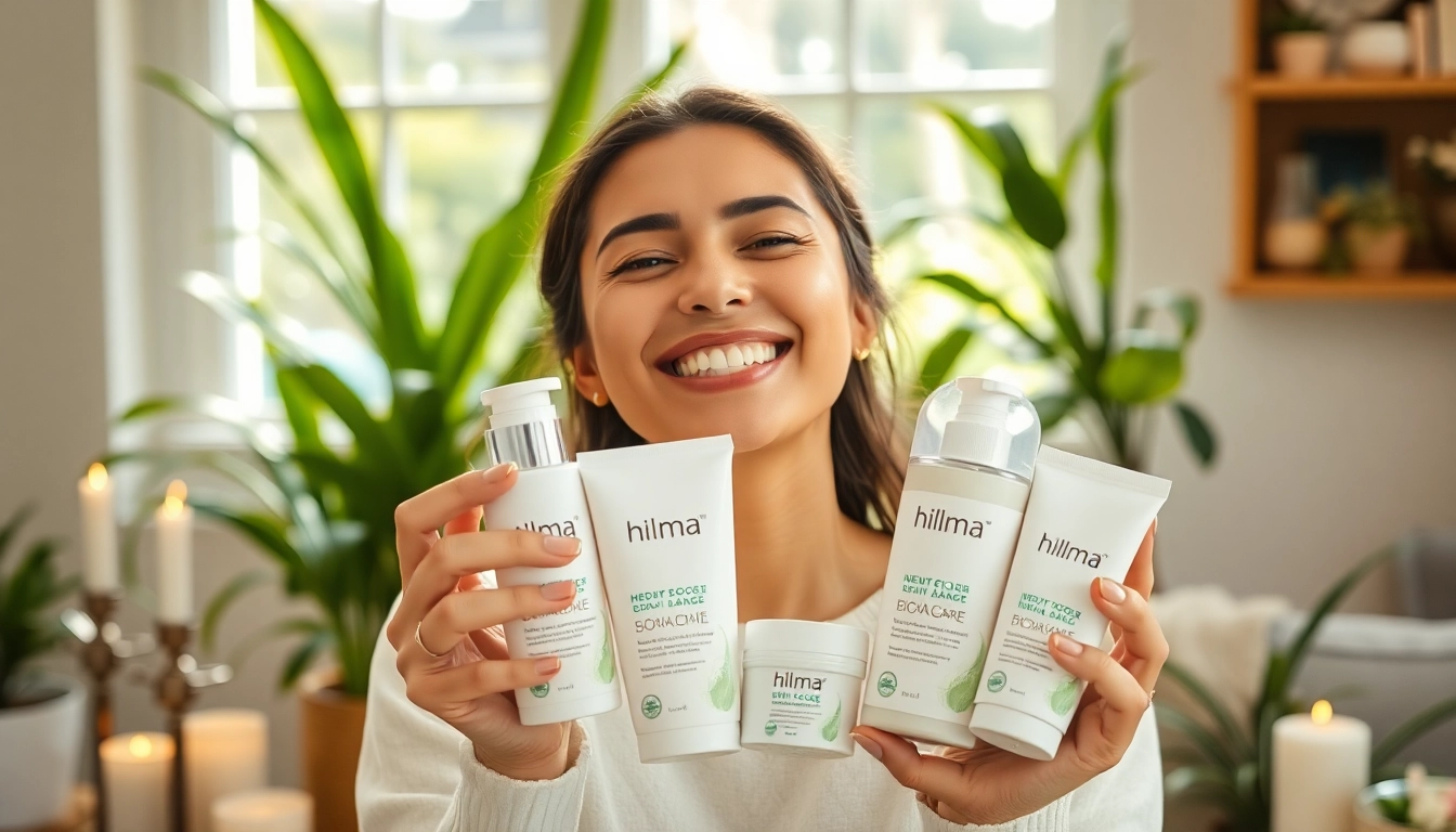Entdecken Sie hilma biocare Produkte in einer entspannten Wellnessumgebung.