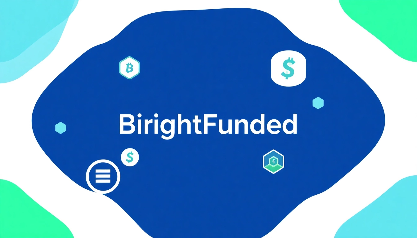 Professionelles Logo von BrightFunded, das einen modernen Ansatz im Prop Trading widerspiegelt.