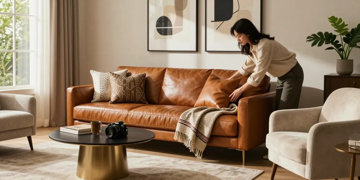 Baxter Sofa Preis präsentiert in einem luxuriösen Wohnzimmer mit eleganter Dekoration und Designelementen, die italienisches Handwerk hervorheben.