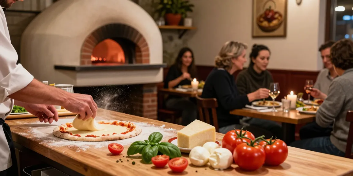 Experience the vibrant atmosphere at Pizzeria Madera, where authentic Italian dishes are crafted, featuring pg soft pizza and fresh ingredients.