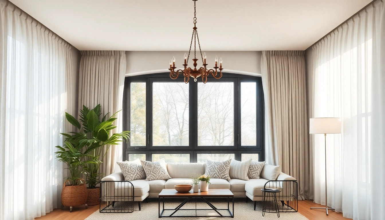 Maßgeschneiderte Plissee auf Maß-Fensterdekoration in einem modernen Raum mit sanften Farben und gemütlicher Atmosphäre.