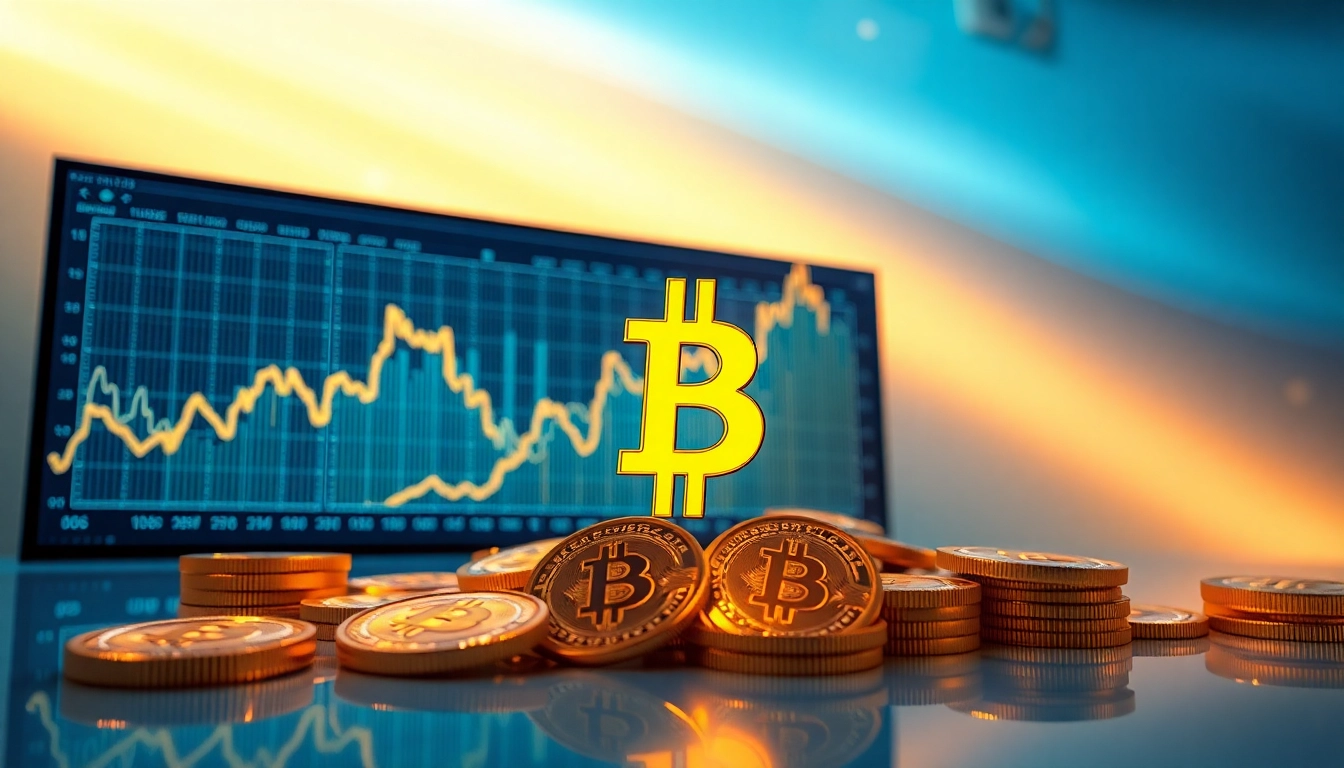 Visualisieren Sie die bitcoin price usd mit einer digitalen Geldbörse voller Kryptowährungen.