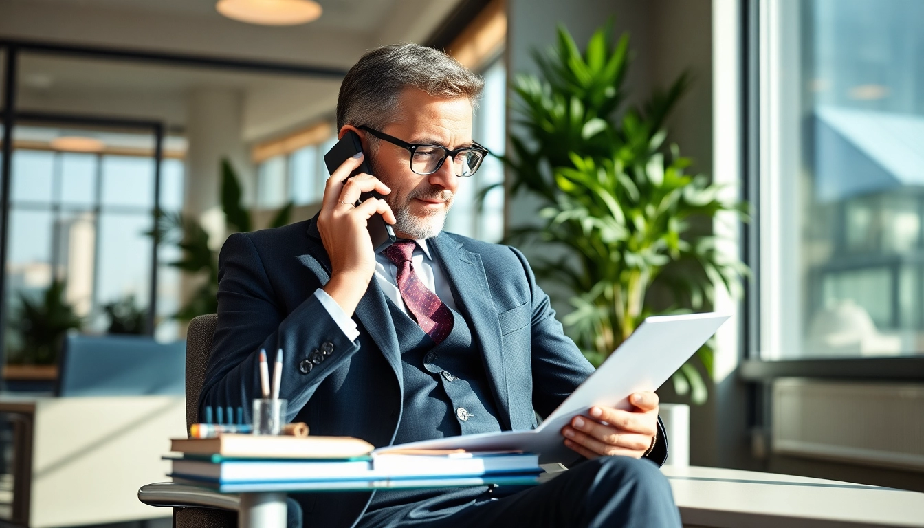Headhunter Gesundheitswesen berät professionell mit einem Notizblock in modernem Büro.