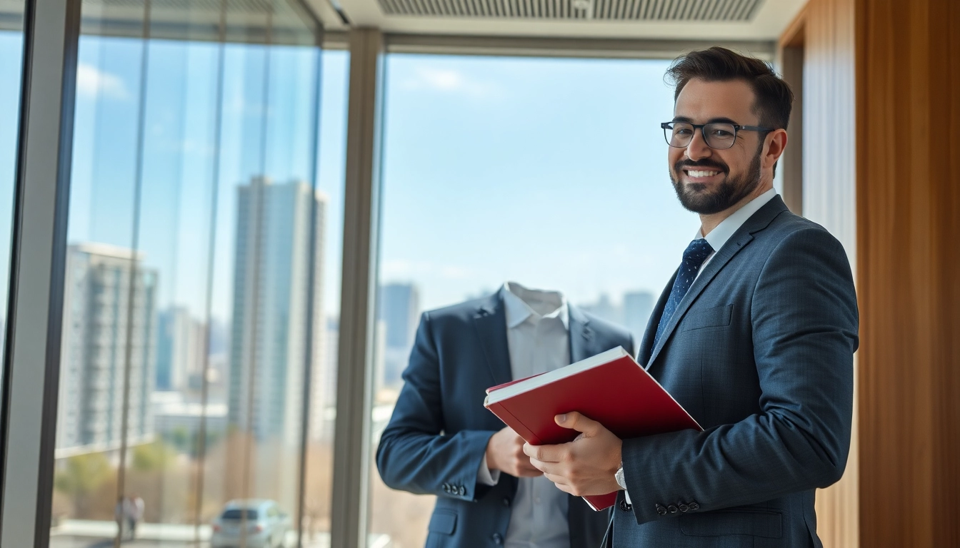 Professioneller Headhunter Frankfurt in modernem Büro mit Ausblick auf die Stadt.