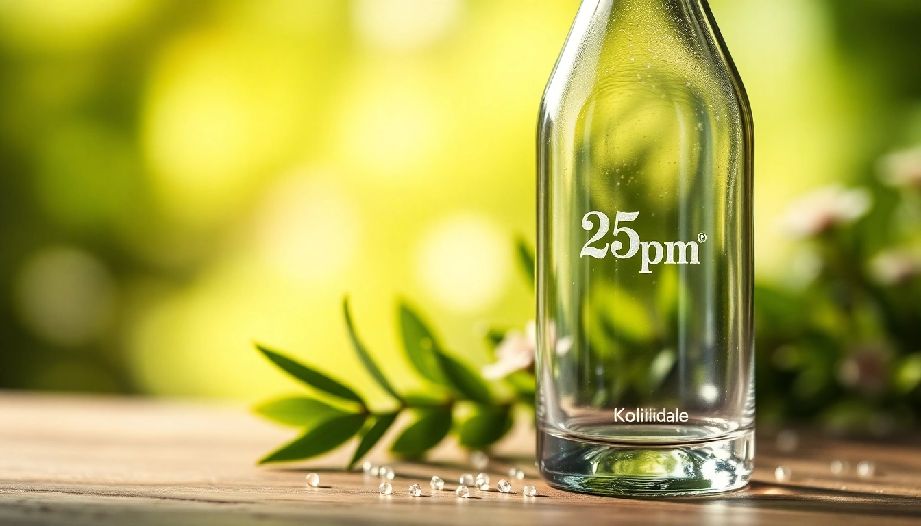 Erleben Sie die Vorteile von olloidales Silber kaufen in einer eleganten Flasche mit hochwertigem 25 ppm Silber.