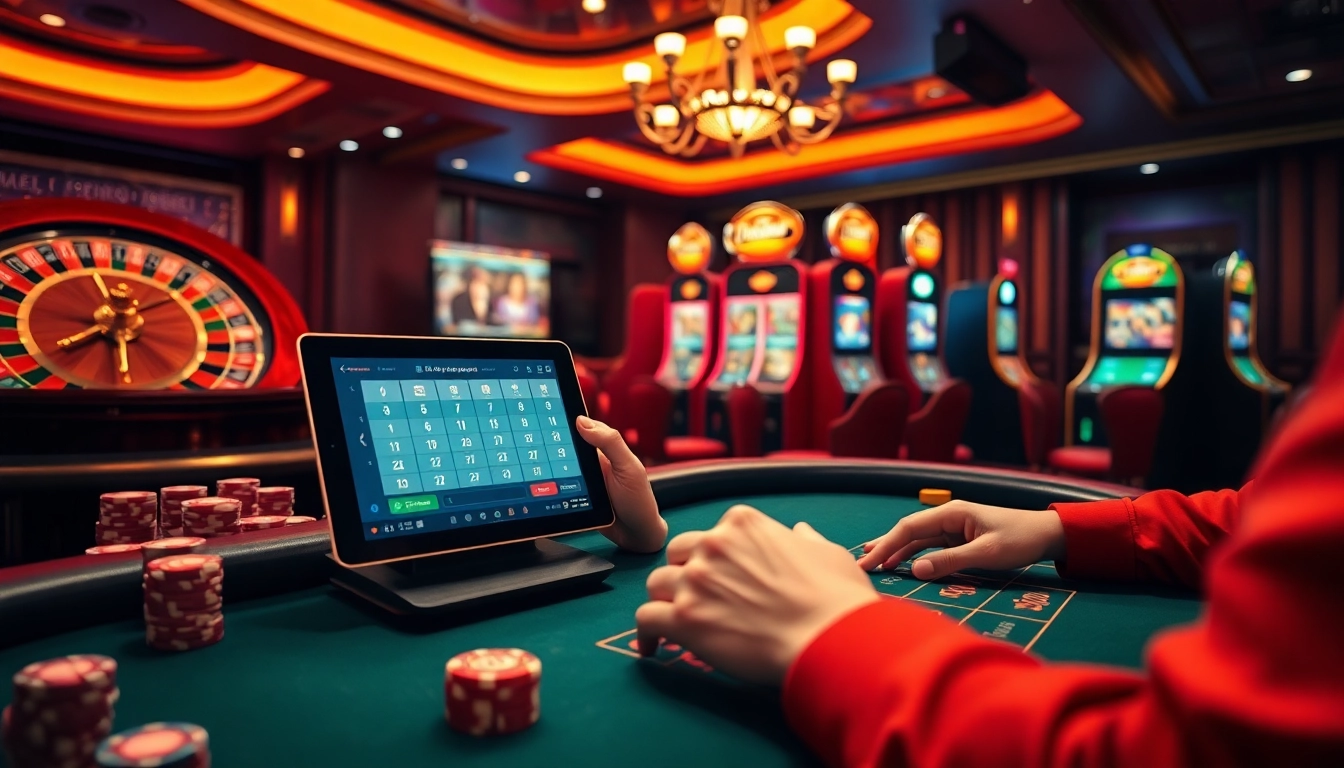 Experience the thrill of Nhà Cái UU88 with vibrant casino games and betting action.