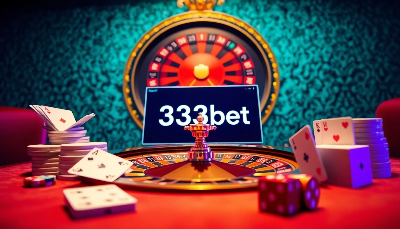 Experience live casino excitement with https://333bett.com.br showcasing roulette, cards, and a luxurious environment.