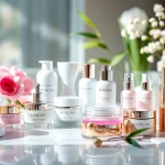 Entdecken Sie die Produktvielfalt von Kosmetikhersteller Deutschland in einer eleganten Anordnung.