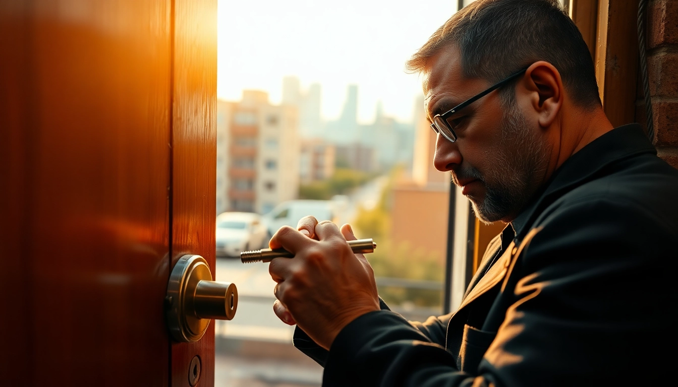 Professionelle Schlüsseldienst Spandau Öffnung einer Tür durch einen erfahrenen Fachmann