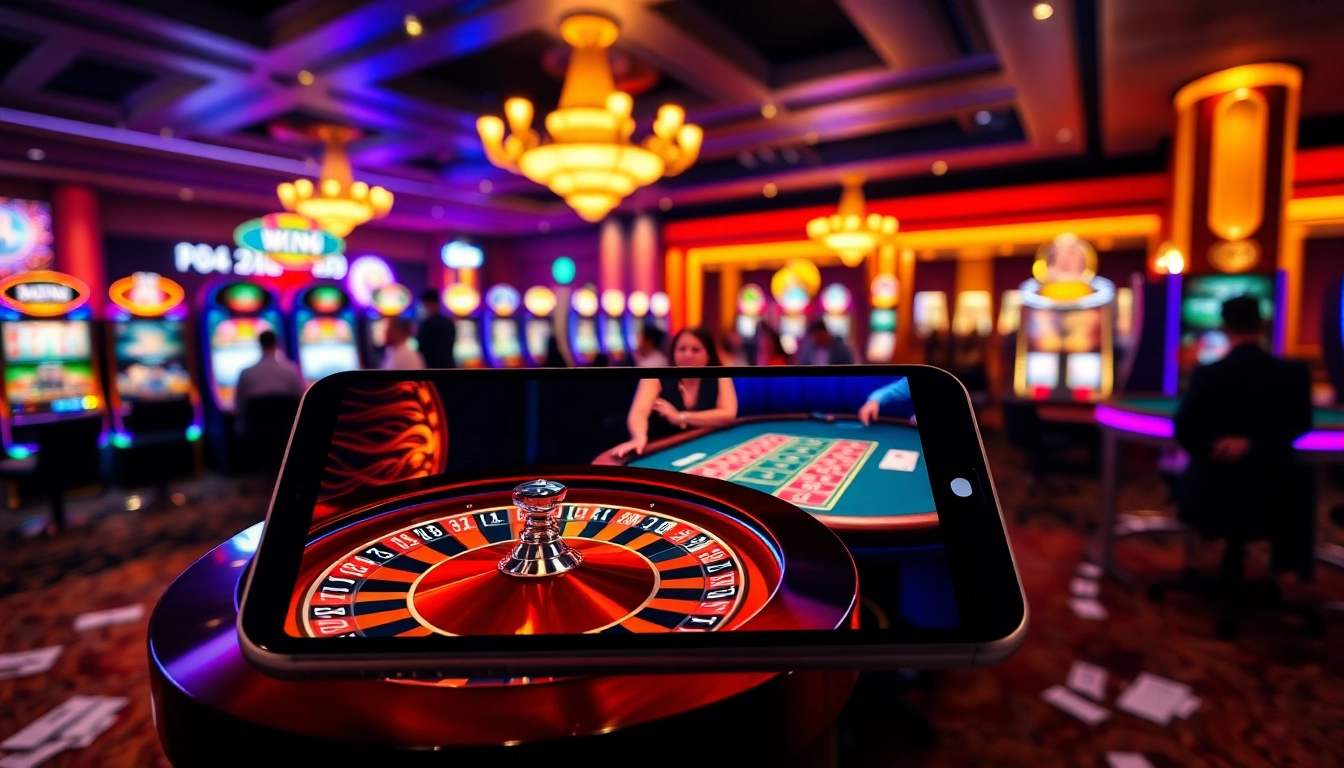 Experience thrilling gaming at S8 with vibrant casino tables and interactive slot machines.