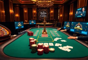 Experience the thrill of winning at 789f with an elegant casino scene featuring poker and roulette.