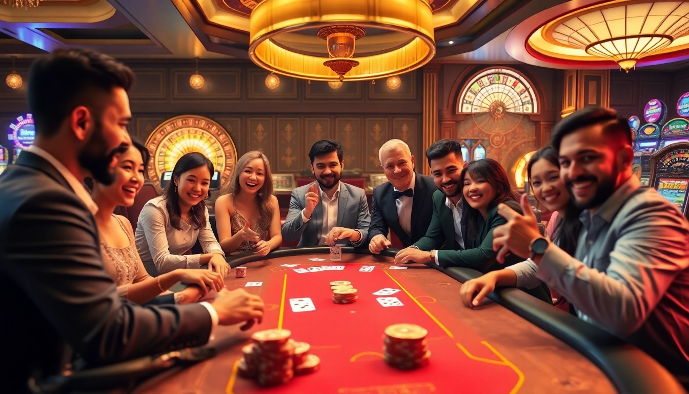 Experience the thrill with LUCK8 at a luxurious casino gaming table filled with excitement and anticipation.