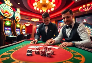 Experience thrilling moments at NK88 online casino with cards and vibrant slot machines.
