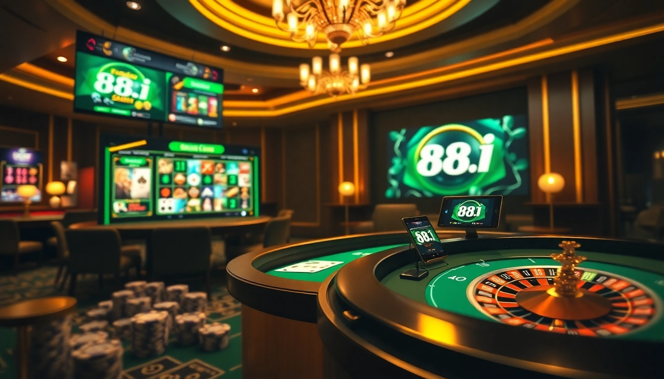 Experience the excitement of the 88i game with vibrant casino tables and winning moments.
