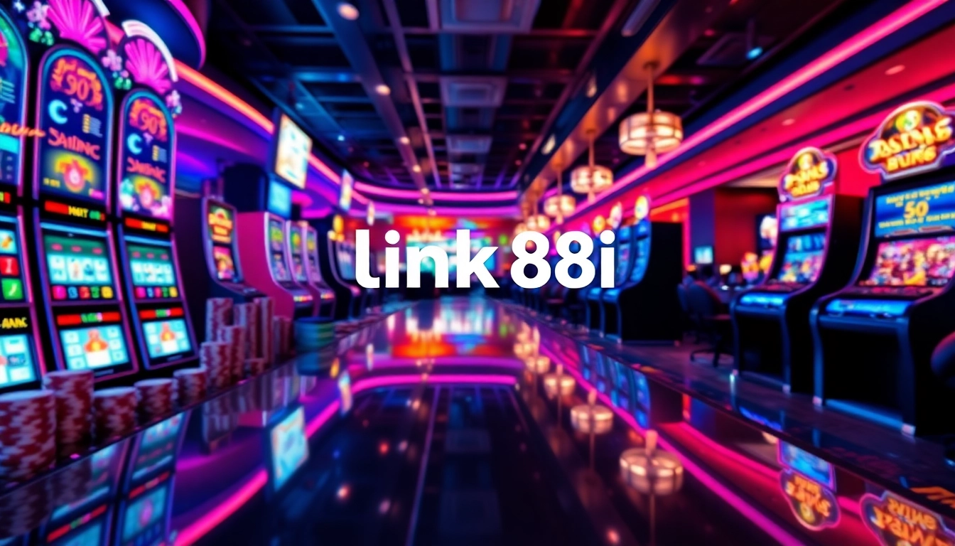 Engaging visual of the link 88i online gambling platform featuring dynamic casino elements.