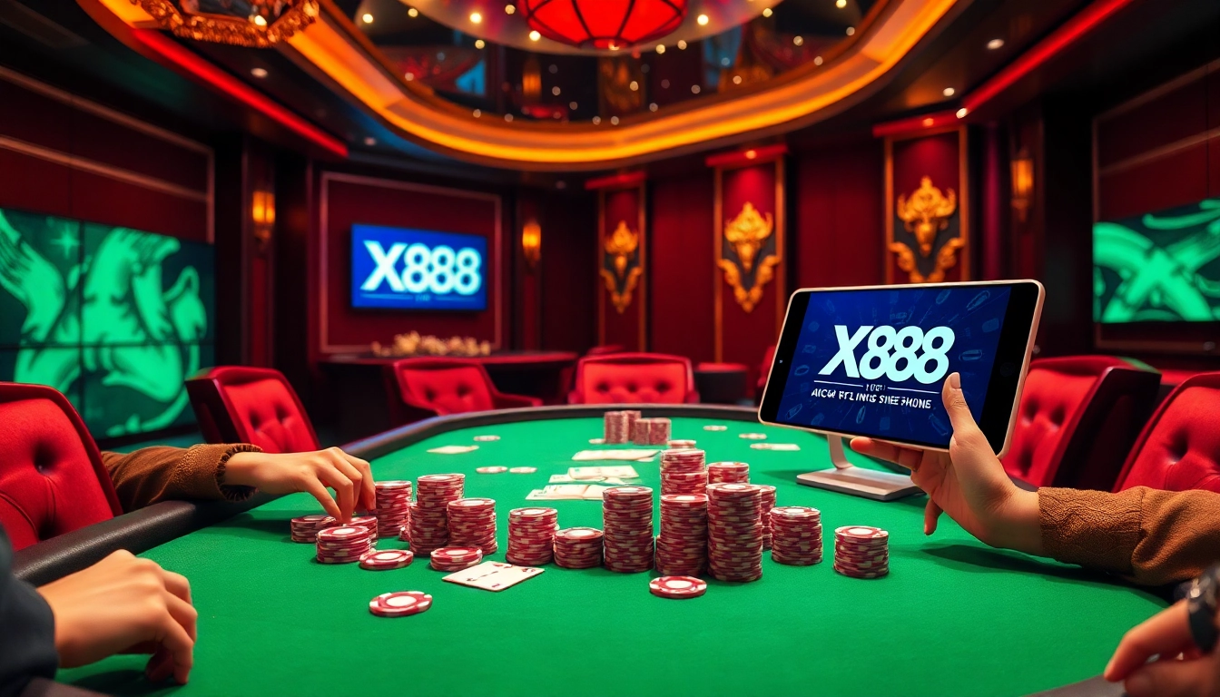 Experience thrilling poker nights at https://x88casino.net/ with luxurious tables and high-stakes gameplay.
