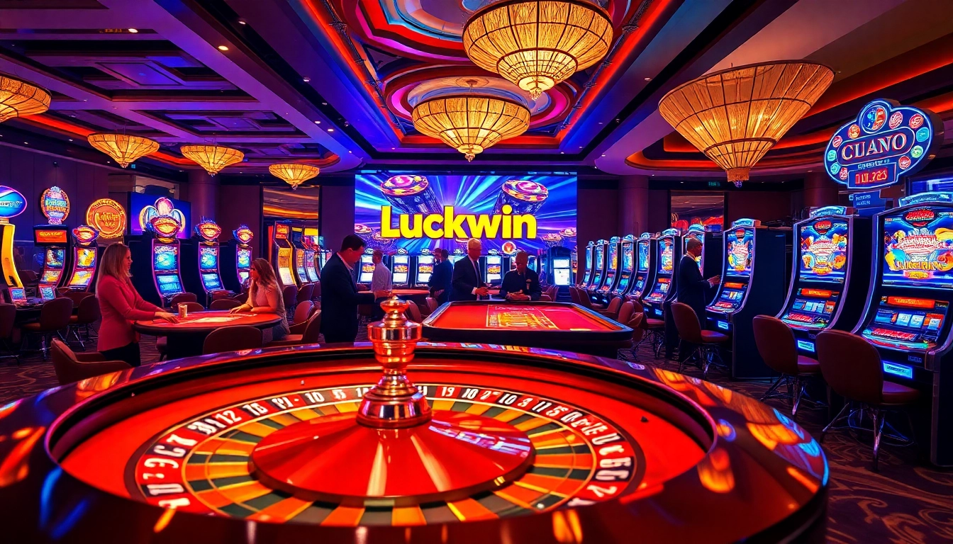 Experience the thrill of winning at luckywin with vibrant casino games and luxurious ambiance.