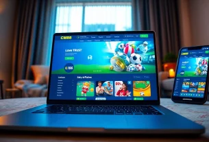 CM88 online betting platform interface showcased on devices with an inviting and innovative design.